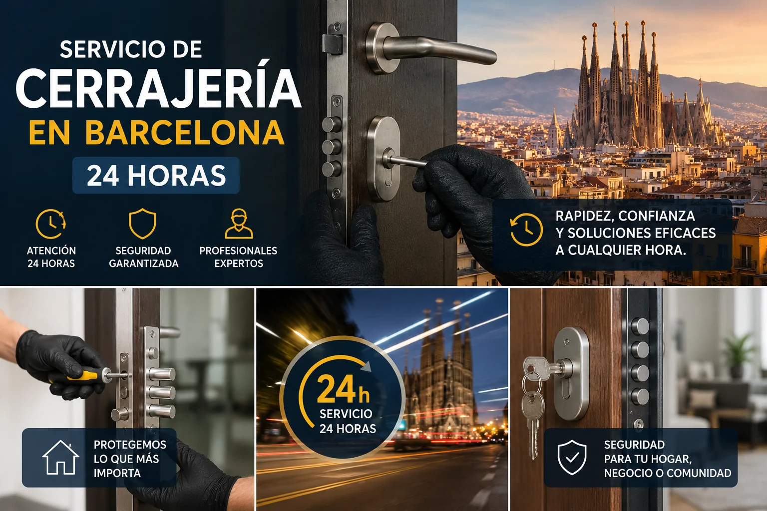 Servicio de Cerrajeria en Barcelona 24 Horas - Servicio de Cerrajer&iacute;a en Barcelona 24 Horas