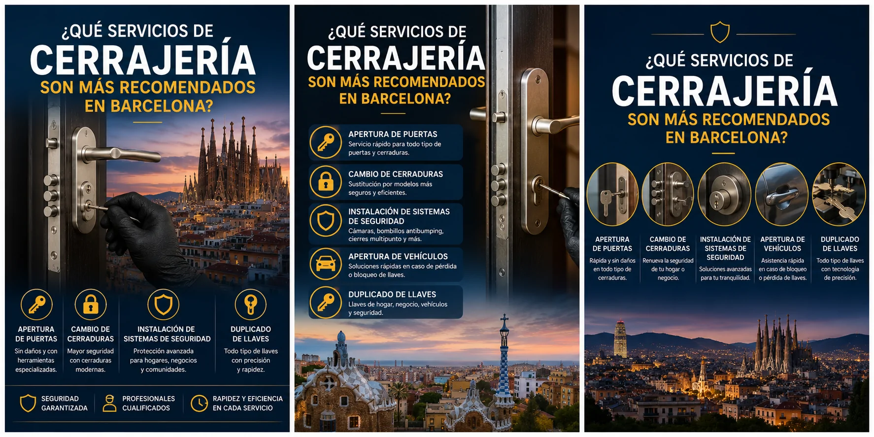 ¿Qué servicios de cerrajería son más recomendados en Barcelona? Que servicios de cerrajeria son mas recomendados - ¿Qué servicios de cerrajería son más recomendados en Barcelona?